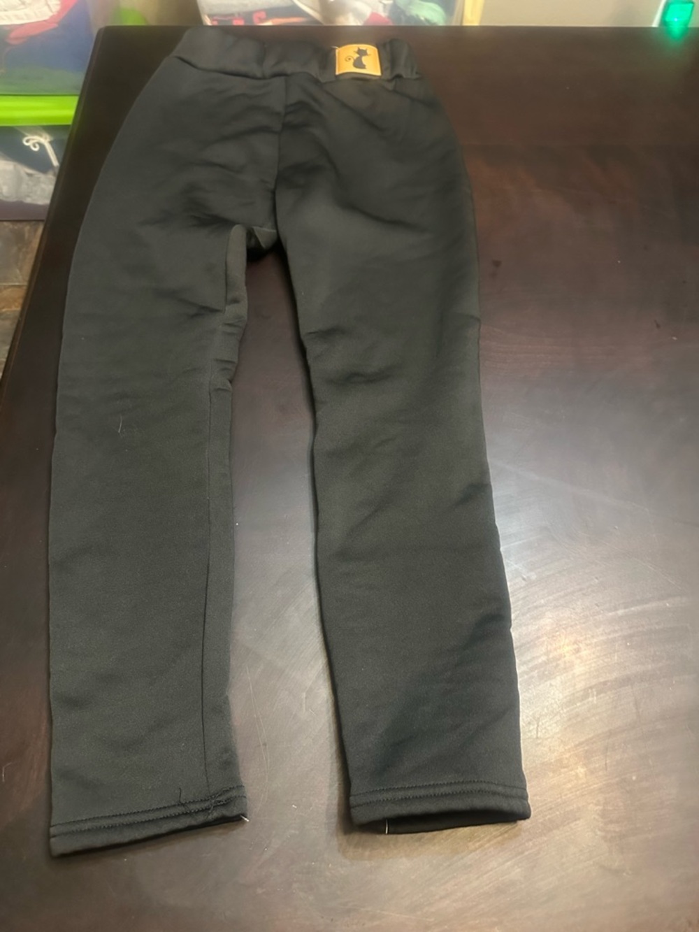 Women's Black Fleece Leggings - Cozy Everyday Comfort